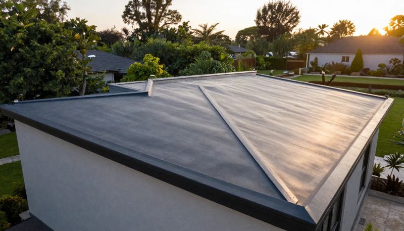 Roofing crew repairing storm damage on a Phoenix residential roof