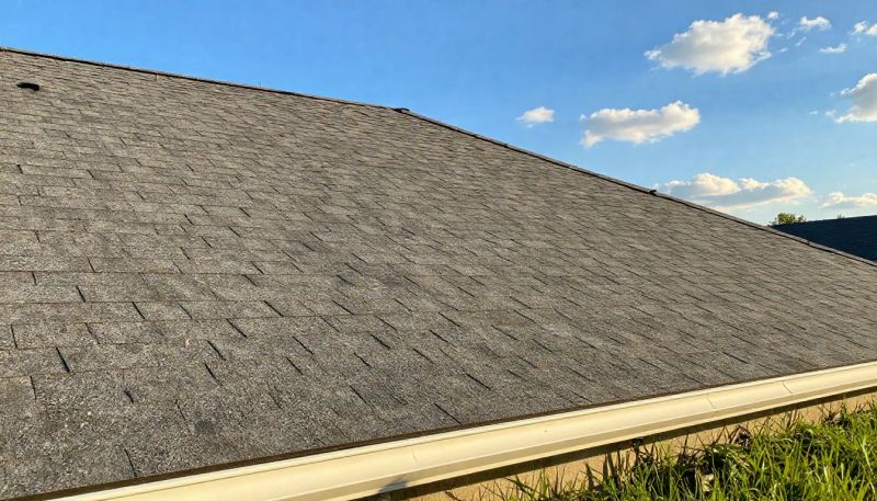 A finished Phoenix home with a new roof at sunset
